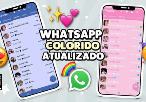 whatsapp colorido